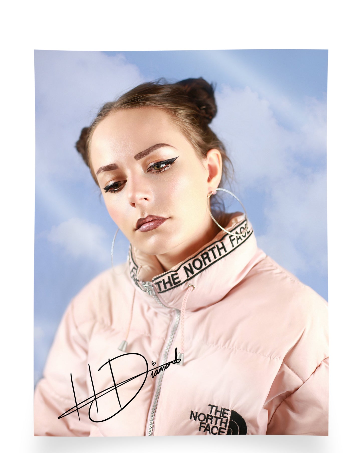 PINK AND BLUE A2 POSTER