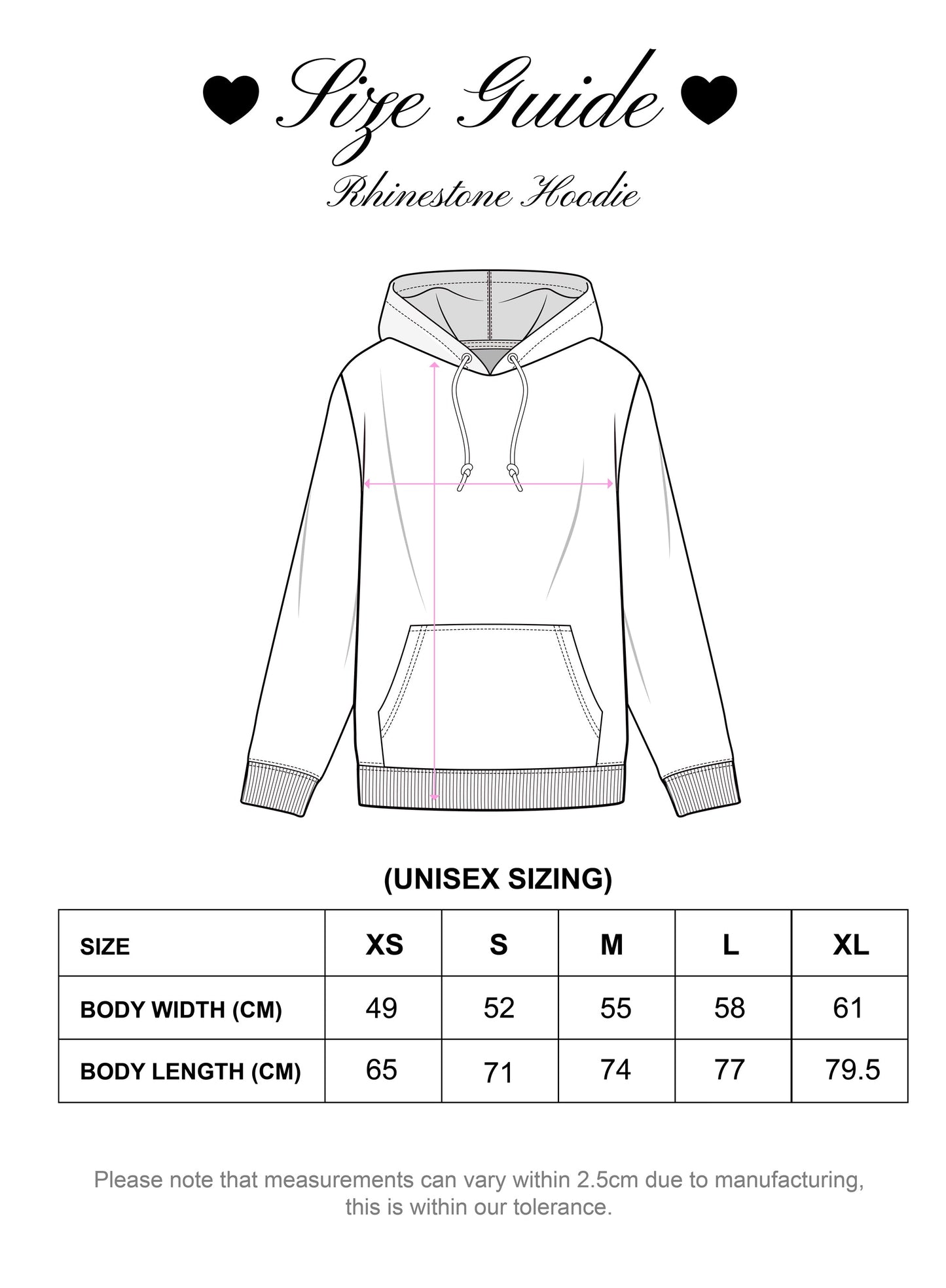 CLASSIC MISS HD LOGO RHINESTONE HOODIE